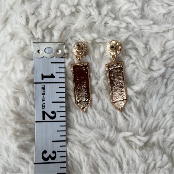 Pearl Pencil Design Teacher Drop Earrings - Picture 2 of 3